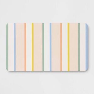 Room Essentials Multicolor Striped Kitchen Mat